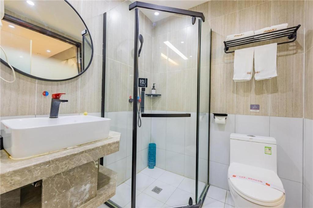 Thank Inn Hotel Hubei Wuhan Caidian Zhong Fa Xincheng Tongji Exterior foto