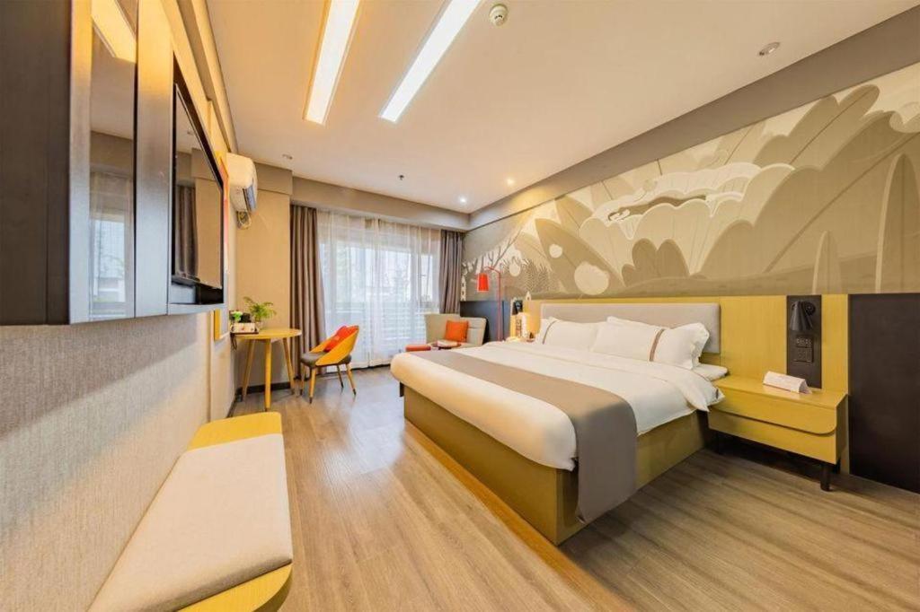 Thank Inn Hotel Hubei Wuhan Caidian Zhong Fa Xincheng Tongji Exterior foto