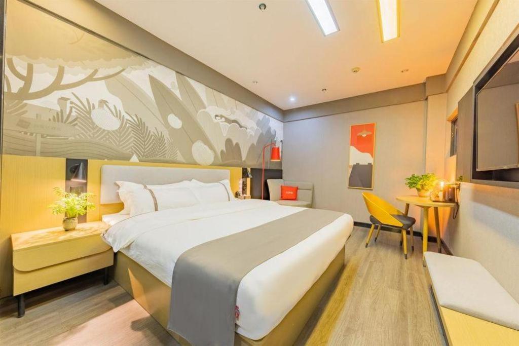 Thank Inn Hotel Hubei Wuhan Caidian Zhong Fa Xincheng Tongji Exterior foto